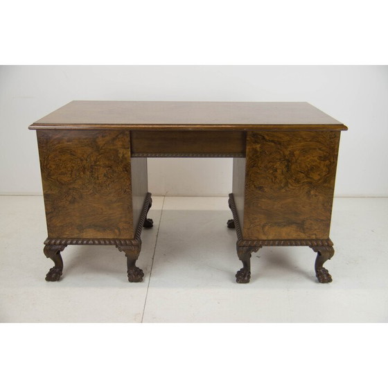 Image 1 of Vintage Art Nouveau freestanding writing desk, 1920s