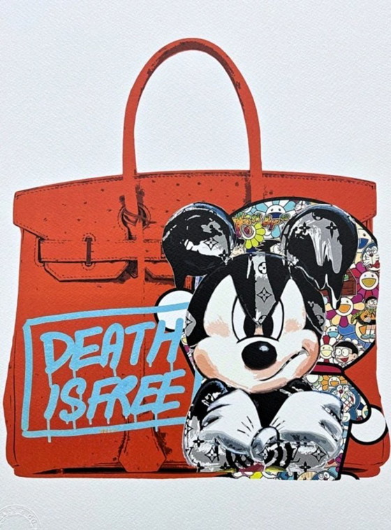 Image 1 of Death NYC - Sac Birkin et Mickey - Édition limitée avec certificat