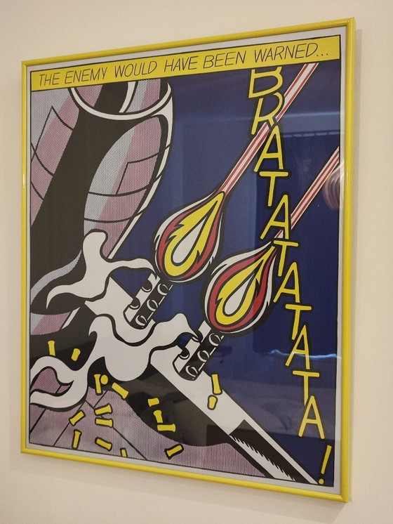 Image 1 of Tríptico de Roy Lichtenstein "Cuando abrí fuego"