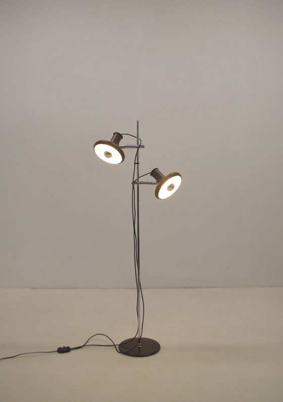 Image 1 of Danish Floor Lamp 'Optima 4' Designed by Hans Due for Fog & Mørup, 1972