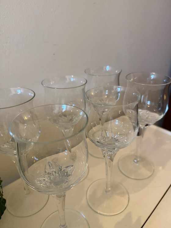 Set di 6 calici da vino vintage in cristallo – Bicchieri e caraffe (photo 3 of 6)