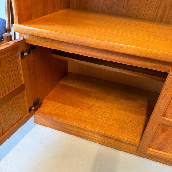 Mobile a parete vintage, vetrina •Nathan furniture•, Vetrine, Legno, Marrone (foto 12 di 12)