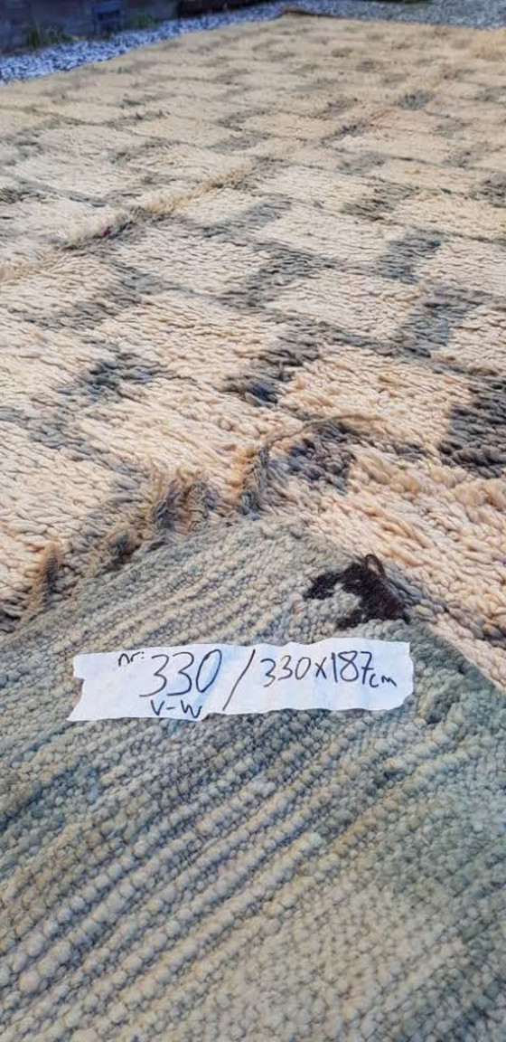 Image 1 of Handgeknoopt Berber kleed wol 330x187cm