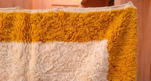 Tapis berbère marocain en laine naturelle 250 cm x 150 cm – vloerkleden en tapijten, Wool (photo 2 of 6)