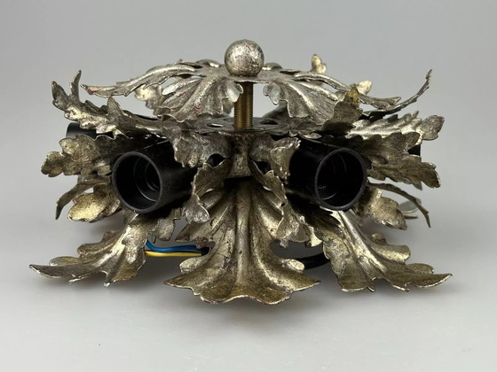 Image 1 of 60s 70s wandlamp plafondlamp Florentijns metaal Banci Firenze Design