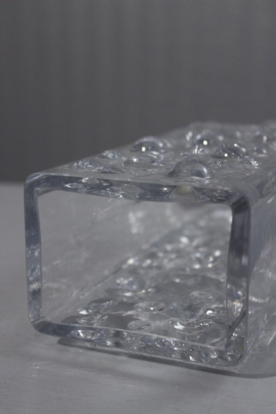 Image 1 of Vase verre Bubble design Erich Jachmann pour WMF Allemagne 1970s