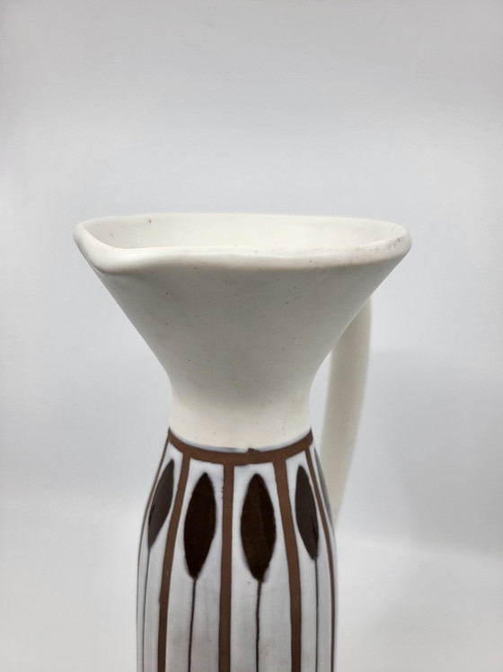 Image 1 of Jarra de cerámica Roger Capron "Fer de Lance", Francia, década de 1950