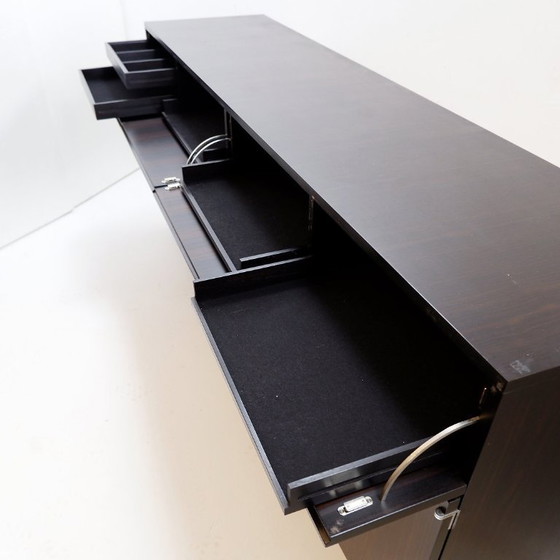 Image 1 of Mid-century modernist 4-door sideboard by De Coene - 1960s