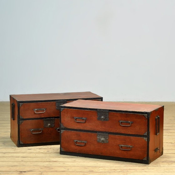 Image 1 of Commode japonaise Tansu, vers 1870