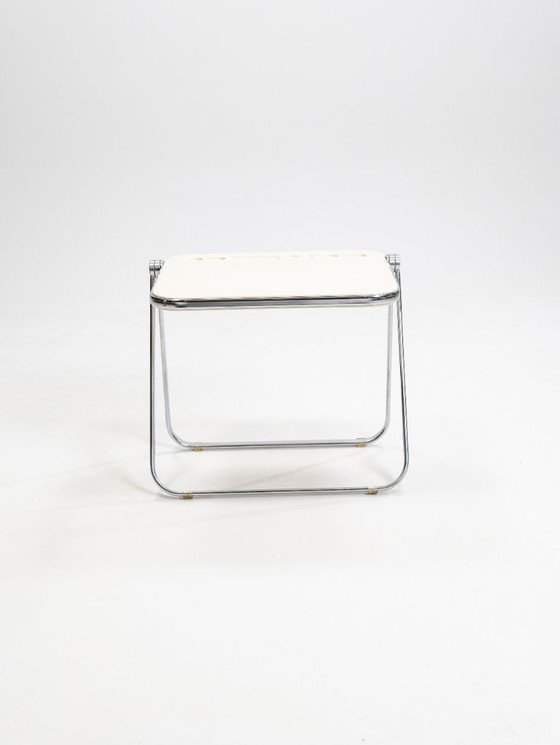 Image 1 of Vintage beige Platone opklapbaar bureau van Giancarlo Piretti voor Anonima Castelli, jaren 70