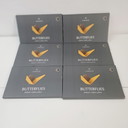 6 x Umage butterflies medium saffron yellow Brand New Items