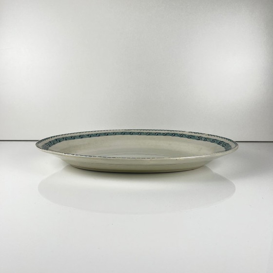 Image 1 of Large oval dish "Rachel" Moulins des loups & Hamage, iron earth