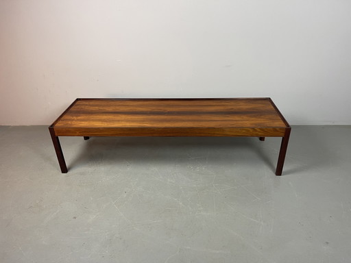 Zeldzame elegante Mid-Century palissander salontafel van Pesch. Duitsland, jaren 60. Ref.: CT1009