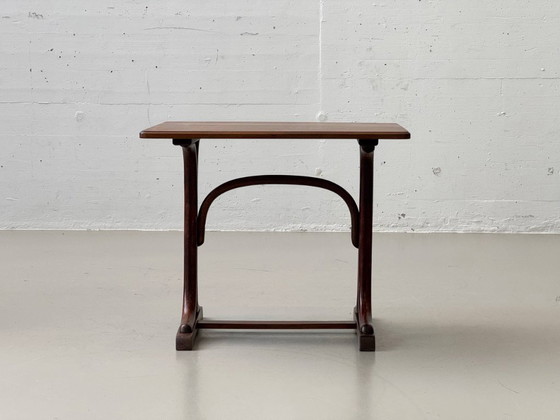 Image 1 of Kindertafel uit het midden van de 20e eeuw, gemaakt van beukenhout, jaren 70.