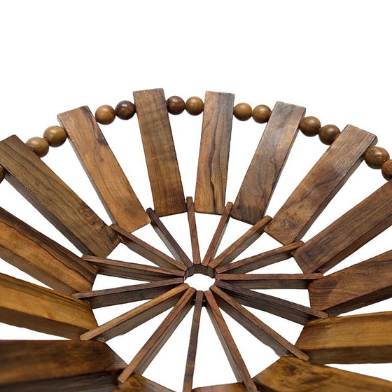 Image 1 of Coupe à fruits vintage en bois, design français, années 1970