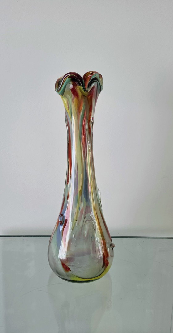 Zabkowice Glassworks Polonia, vaso multicolore – Vasi, Vetro (photo 7 of 13)