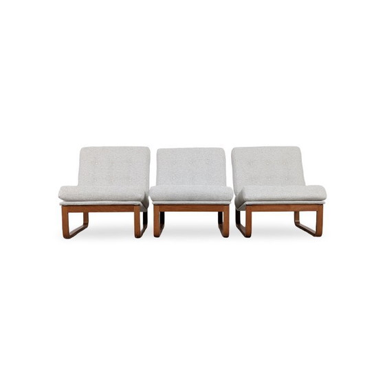 Image 1 of 3x Midcentury fauteuils Magnus Olesen Rud Thygesen eiken nieuwe hoes