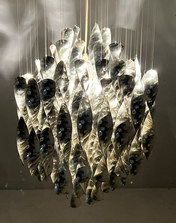 Image 1 of Lampada da soffitto a spirale di Verner Panton per Lüber AG, modello SP1, Germania, anni '70.