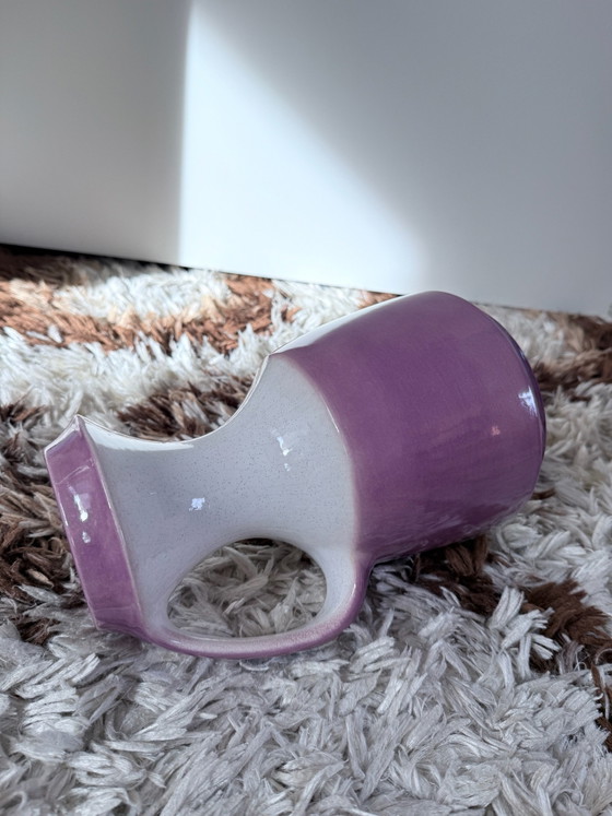 Vintage Steuler Keramik Vase (Model 315/25), Lilac & White (25 cm), Steuler keramiek, Ceramic, Pink (photo 3 of 7)