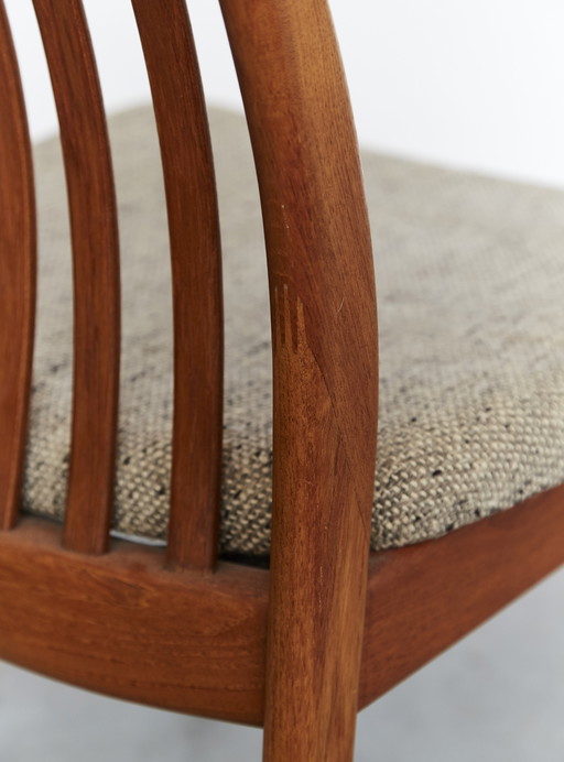 Chaises de salle à manger Mid Century par Schou Andersen, ensemble de six