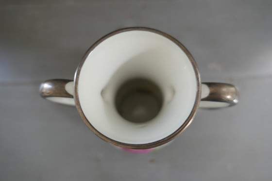 Image 1 of Vintage Bohemia Patent Vase Porcelain