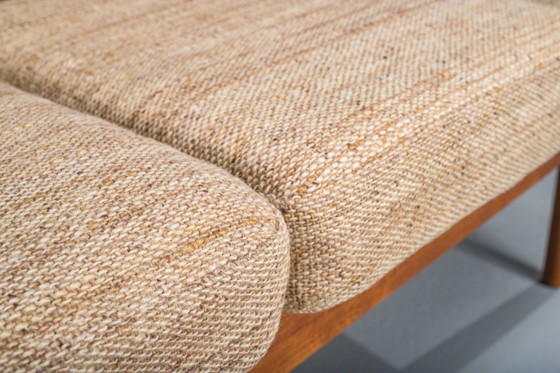 Image 1 of Deense moderne zitset in teakhout van Arne Vodder voor France & Søn, jaren 60, set van 3