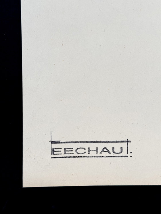 Image 1 of Eugène Eechaut (1928-2019) - Ink Composition (1970)