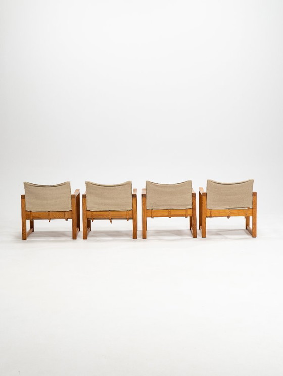Image 1 of Midcentury Modern Set of Four Karin Mobring Armchairs Model Diana by Ikea in Sweden, 1970s