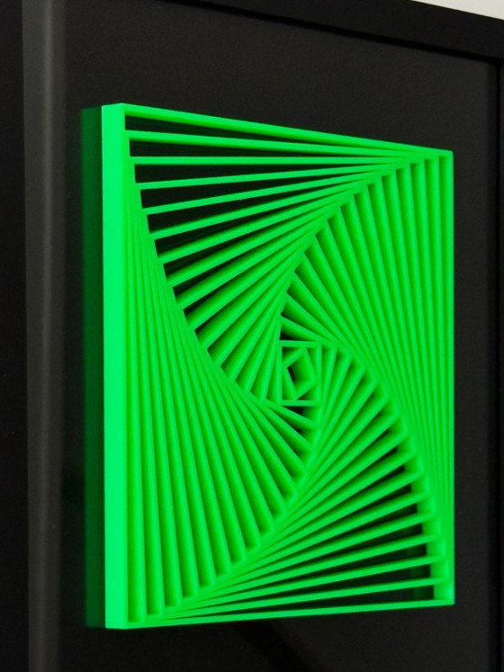 Image 1 of Tríptico espiral cromático – Juego de 3