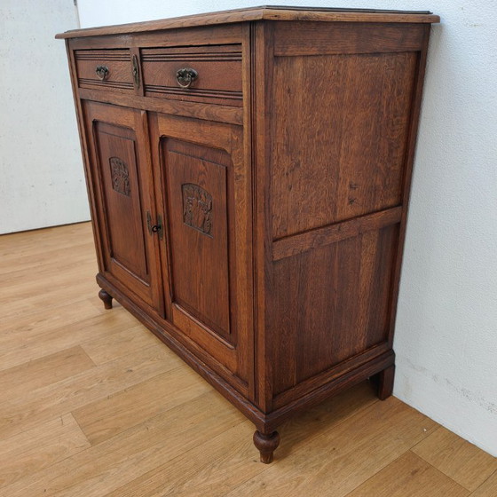 Image 1 of Credenza, cassettiera e comò antichi francesi vintage, mobili da bagno