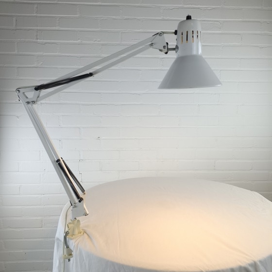 Image 1 of Vintage architect lamp white