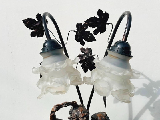 Image 1 of Lampada in stile Art Nouveau del 1900 secondo Auguste Moreau