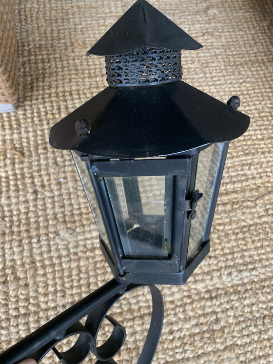 Image 1 of Vier klassieke vintage wandlantaarns