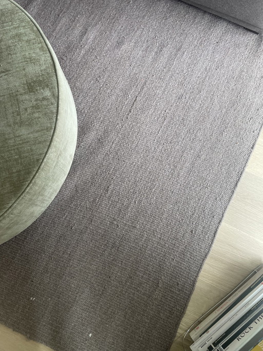 Grande tappeto in lana - 290x200 - Tortora scuro