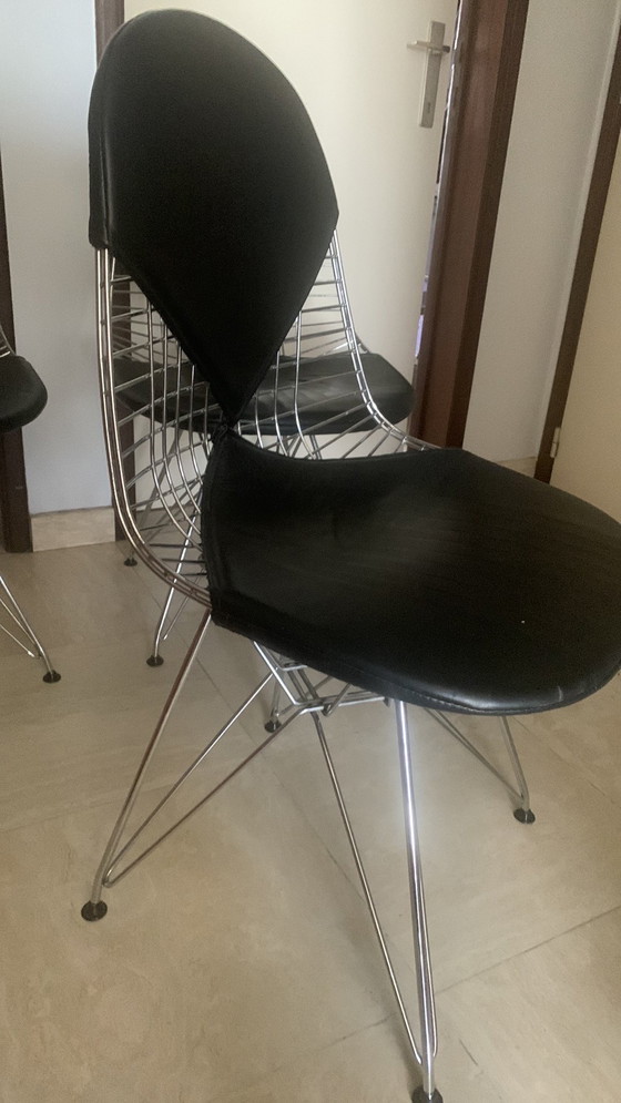 Image 1 of Charles & Ray Eames set van 3 Bikini DKR draadstoelen, Vitra