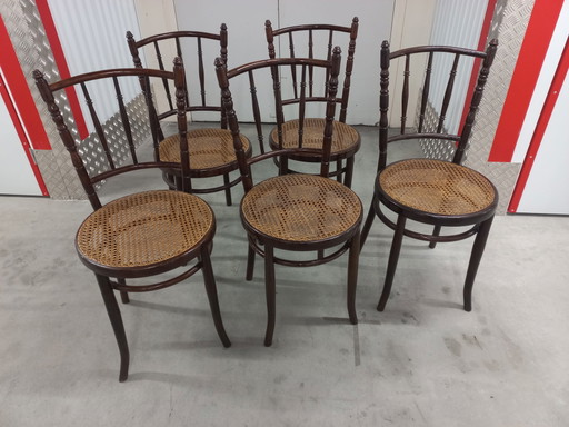 5x Vintage-Stuhl