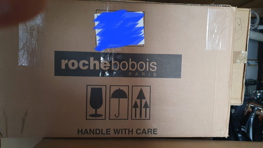 Roche Bobois Pulp rechthoekige eettafel, ontworpen door Eugeni Quitllet, 250x110 cm, grijs. Nieuw.