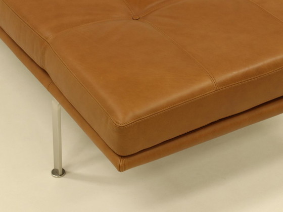 Image 1 of Sofá cama Arne Vodder AV57 de cuero coñac para Nielaus