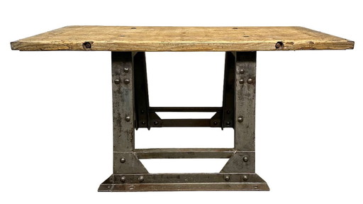 Industrial Riveted Coffee Table, 1960s