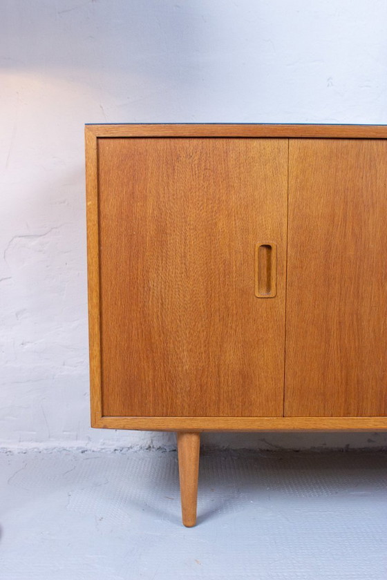 Image 1 of Vintage Sideboard Chest of Drawers Hundevad Oak 60s Mid-Century