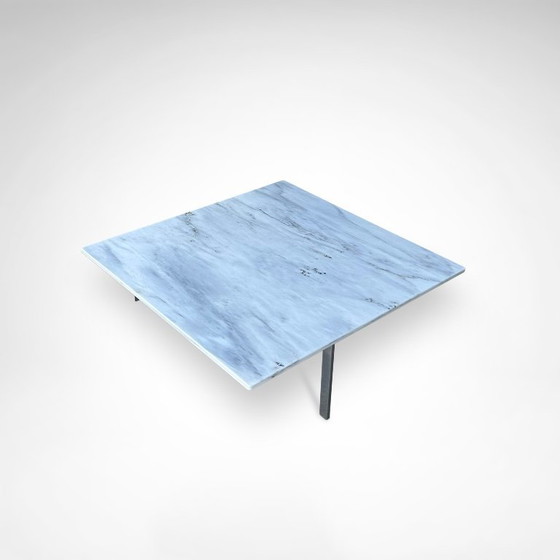 Image 1 of KW1 Metal and Marble Coffee Table by Hank Kwint for Metaform 1980s
