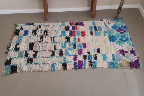 Image 1 of Boucherouite loper / vloerkleed 200x96cm