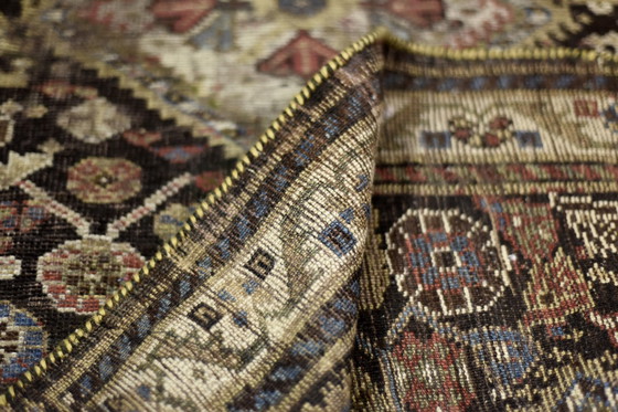 Image 1 of Tappeto Qashqai orientale lungo, tessuto a mano, stile nomade, anni '20