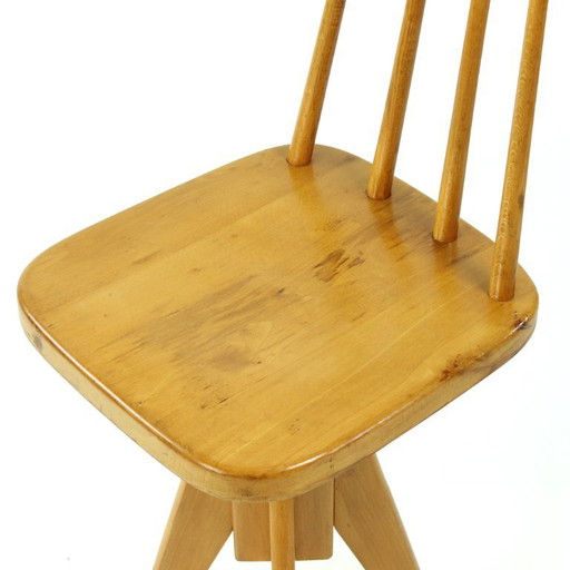 Set van 4 draaibare pianokrukken, Tsjechoslowakije, jaren 60