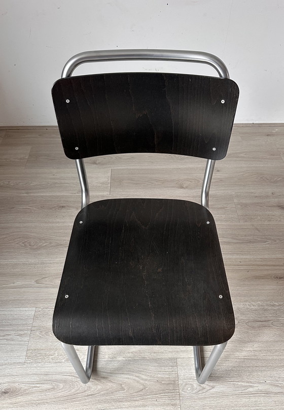 Image 1 of 4x Gispen 101 design dining chairs