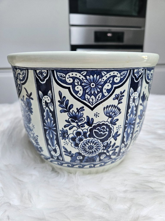 Vaso per piante vintage Royal Sphinx by Boch - Delfts Blauw – Vasi per piante, Ceramica (photo 2 of 10)