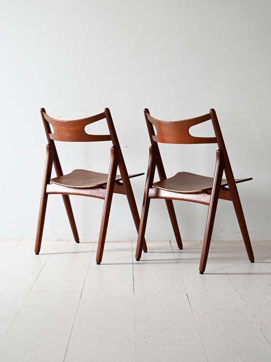 Image 1 of Par de sillas CH29 de Hans J. Wegner
