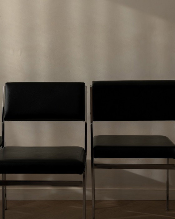 Image 1 of Pastoe SM07 Eetkamerstoelen (set van 4) van Cees Braakman - Nederlands Modernist