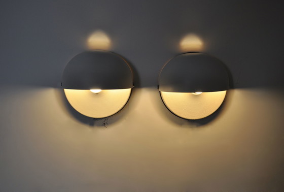 Image 1 of 2x Mezzanotte Wall Lamps by Harvey guzzini