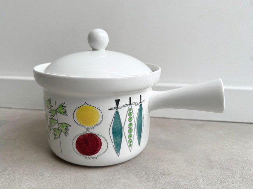 1x Vintage Rörstrand Pfanne mit Deckel und Griff Nr. 10 / Schüssel – tafelwaar, Porcelain (photo 2 of 8)